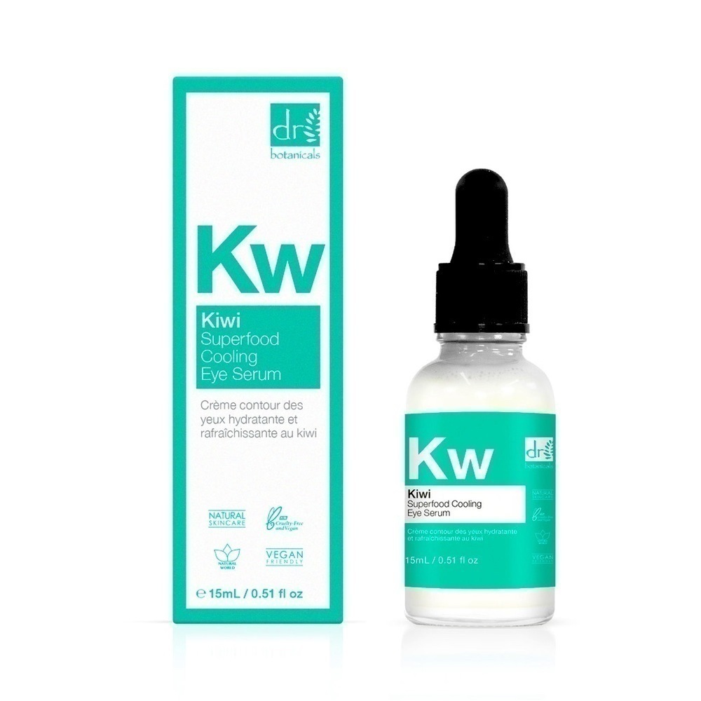 NEW in Box and Sealed Dr Botanicals Kiwi Superfood Cooling Eye Serum 15ml